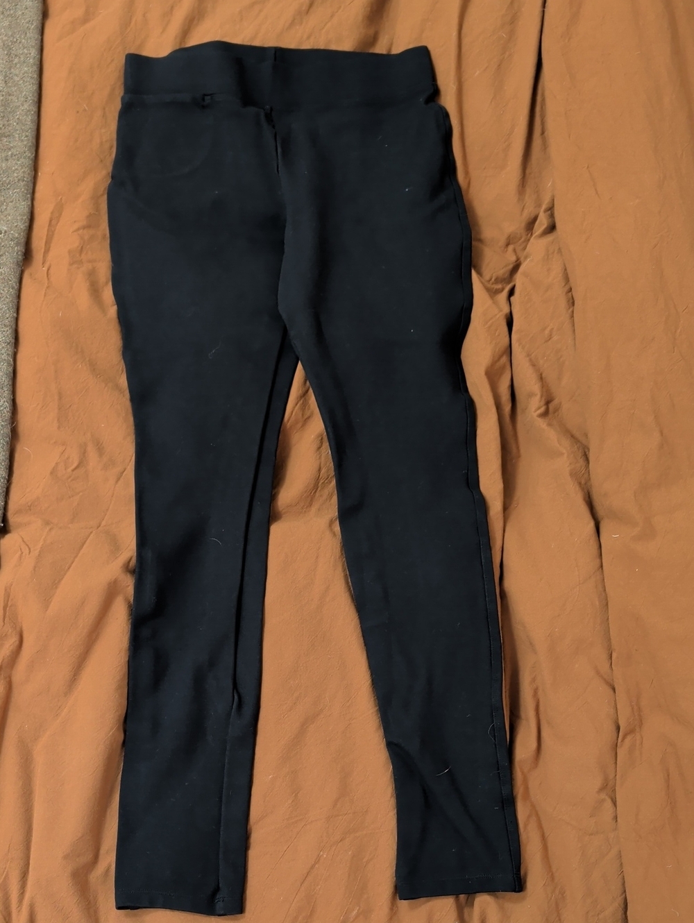 Women's Navy Stretch Ponte Leggings